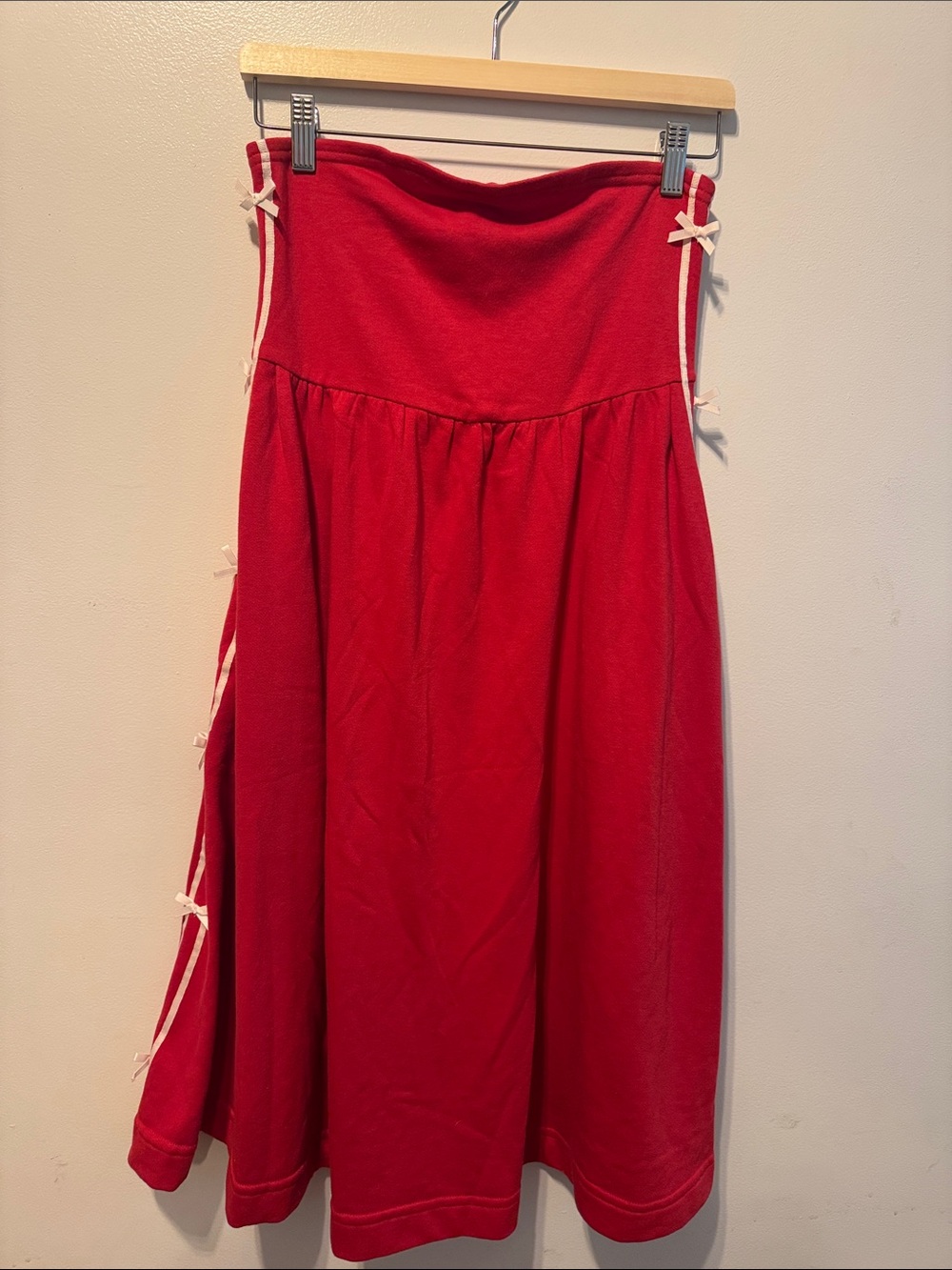 Anthropologie  Strapless Bow Dress